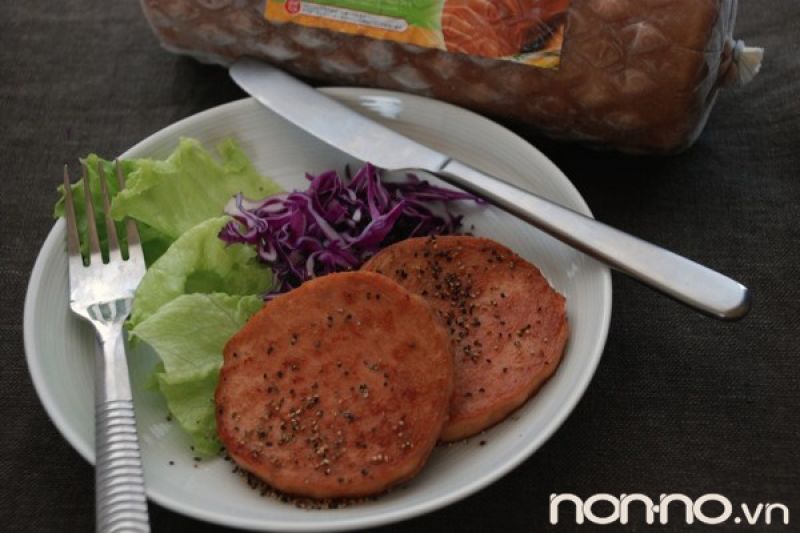 thịt hamsteak chay